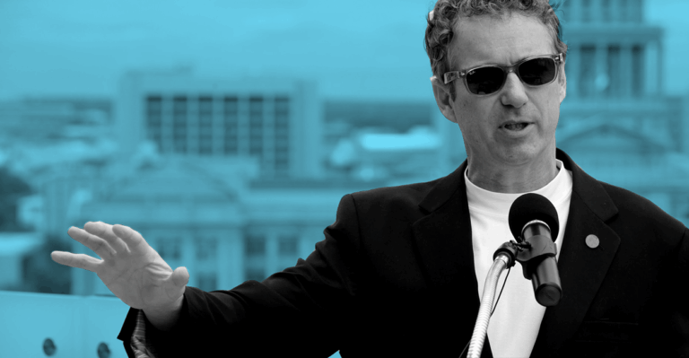 Rand Paul Begins a Campaign for President With ‘Guts’ and ‘Gray Cells’