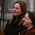 WASHINGTON, DC - JANUARY 9: Supreme Court Associate Justices Amy Coney Barrett and Elena Kagan arrive ahead of the state funeral services for former President Jimmy Carter at the National Cathedral on January 9, 2025 in Washington, D.C. Afterwards Carter's body will be flown back to Georgia and buried in his hometown, Plains. (Photo by Ricky Carioti/The Washington Post via Getty Images)