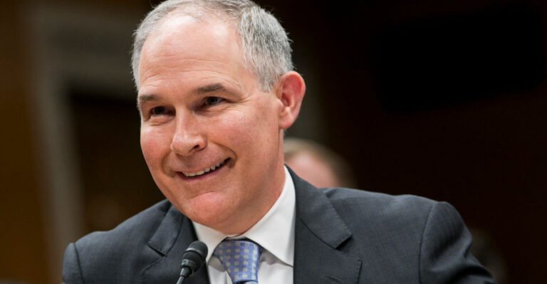 Scott Pruitt Is Rolling Back One of the EPA’s Most Expansive Powers