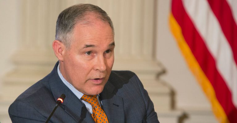 Scott Pruitt Fought the EPA Under Obama. Now, He’s Leading an EPA Listening Tour.