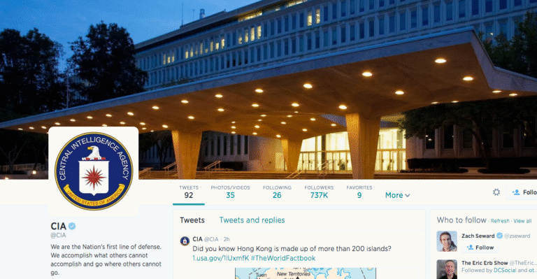 The CIA’s Twitter Is Not #Winning