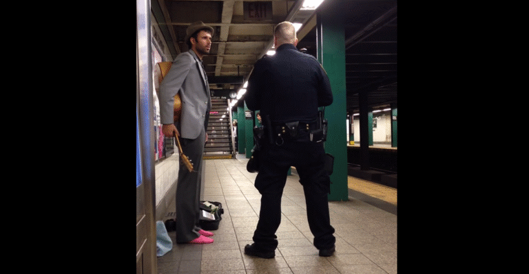 Watch This Man Get Arrested for Just Playing His Guitar in New York City