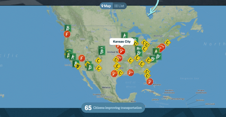 Which City Has the Freest Transportation Market? This Map Ranks the Best and Worst