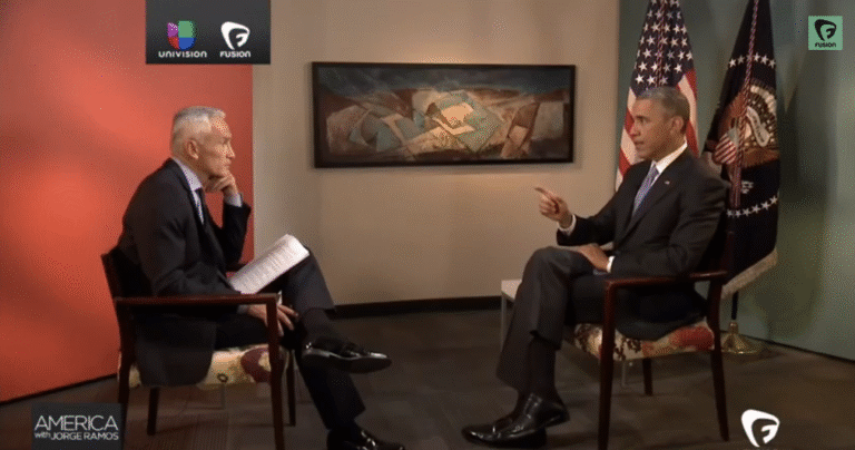 Jorge Ramos’s Line of Questioning on Amnesty Power Disagrees With Obama