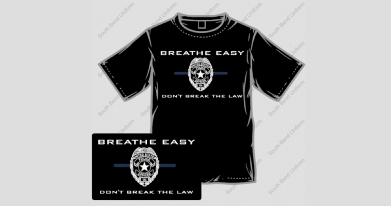 Why an Indiana Police Officer Created This ‘Breathe Easy’ T-Shirt