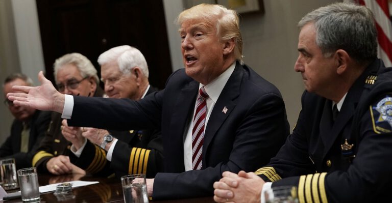 On Law Enforcement, Sheriffs Rate Trump’s First Year an ‘A-Plus’