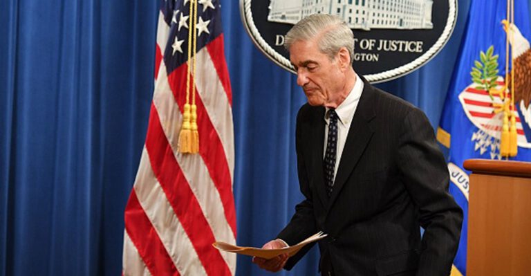 Mueller: Indicting Trump ‘Not an Option’ Because of DOJ Rules