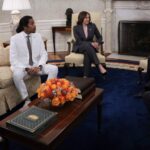 Biden, Harris Meet With ‘Tennessee 3’ to Push Gun Control