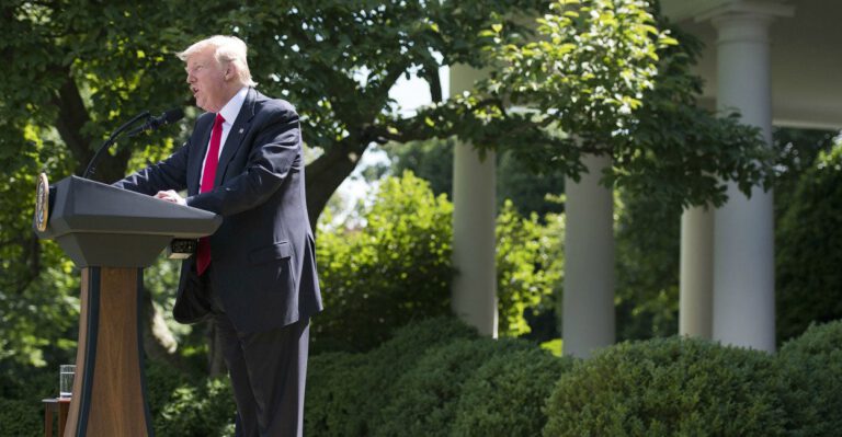 Trump Was Right to Leave the Paris Agreement. Why He Shouldn’t Have Had to Withdraw in the First Place.