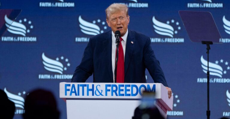 Trump Vows to Combat Agencies Weaponized Against Christians