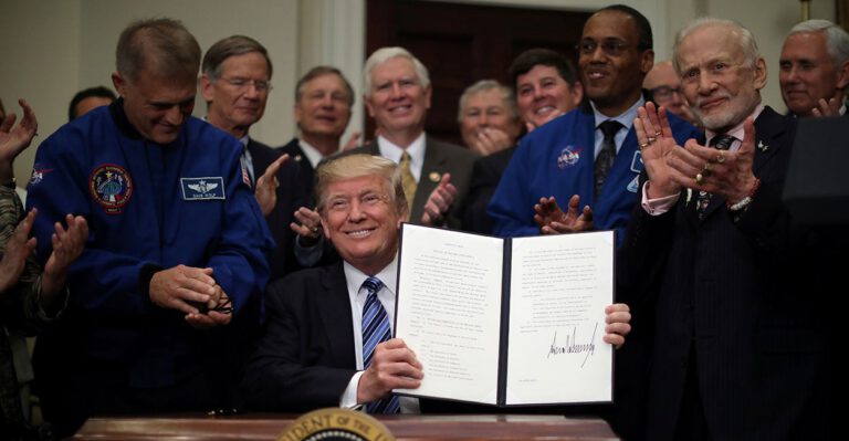 Trump Issues Commercial Space Policy Directive on Eve of Anniversary of JFK’s Space Program Speech