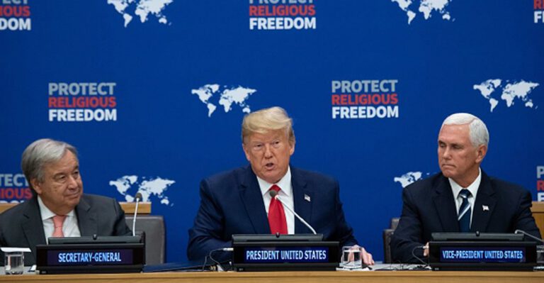 In UN Address, Trump Makes International Call: ‘End Religious Persecution’