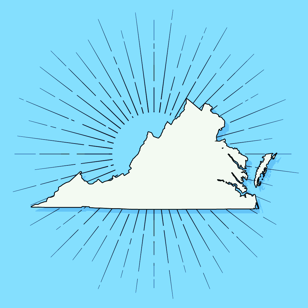 Map of Virginia
