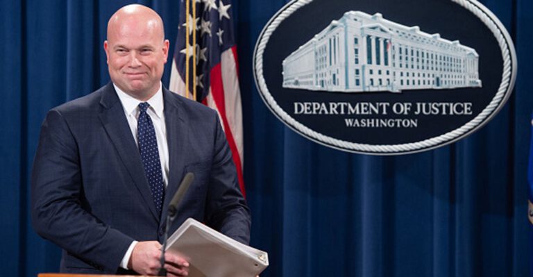 EXCLUSIVE: ‘Record Will Show the Truth,’ Matt Whitaker Says of Attacks