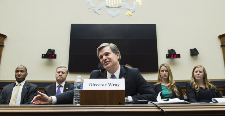 FBI Chief Vows to Keep Politics Out of Probes After Trump Says Bureau’s Reputation Is in ‘Tatters’
