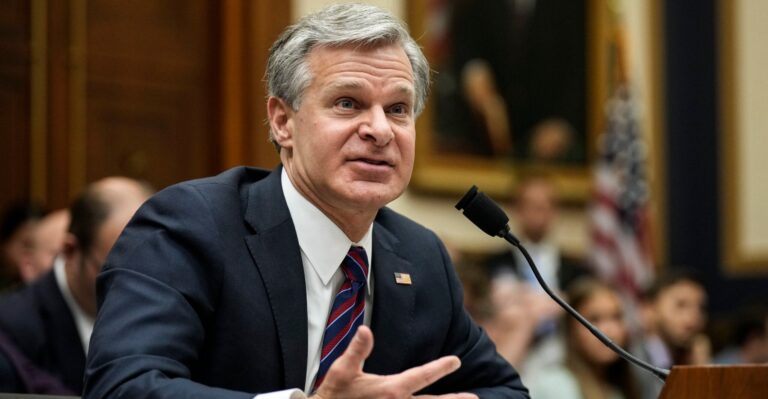 How FBI’s Wray Answers When House Republican Asks About Censoring Americans