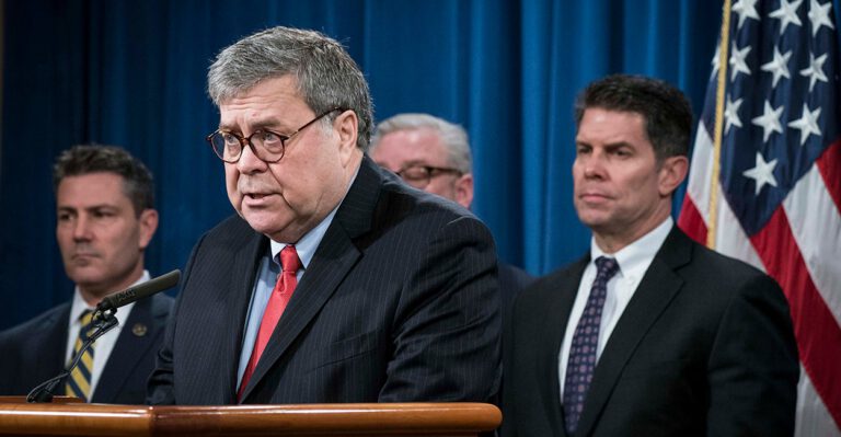 Barr: Justice Department Handling Giuliani’s Ukraine Information With Caution