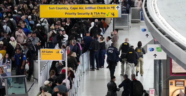 EXCLUSIVE: Airport Billboards Blame Democrats for Long TSA Lines