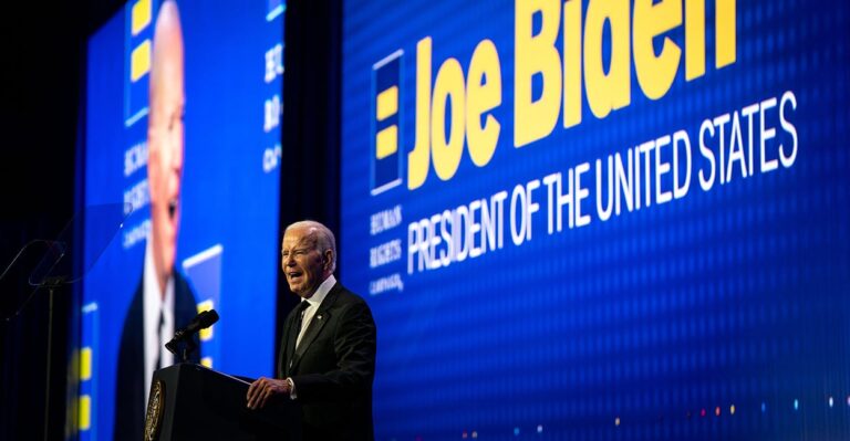 FACT CHECK: Biden’s Speech to LGBTQ Group Was Fraught With Falsehoods, Fables
