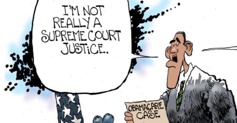 Cartoon: Obama and the Supreme Court
