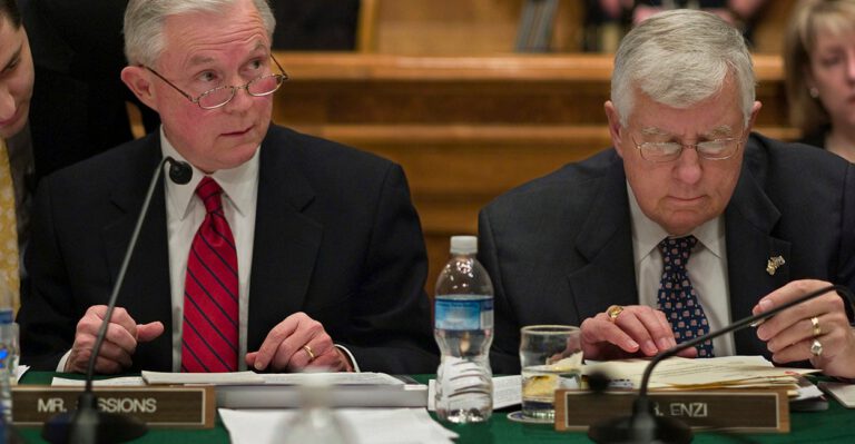 Jeff Sessions Bows Out of Race for Budget Chair Against Friend Mike Enzi