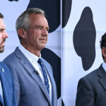 Kyle Diamantas, Robert F. Kennedy Jr., and Marty Makary (Brendan Smialowski/AFP.Getty Images)
