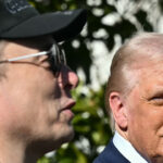 Elon Musk and Donald Trump. (Mandel Ngan/AFP/Getty Images)