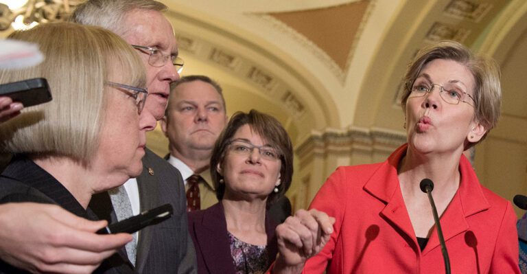 Elizabeth Warren, AFL-CIO, Teamsters Voice Opposition to Government Spending Bill