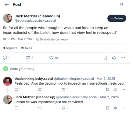 DC Bar Bias on Full Display Through Social Media Posts of Senior Assistant Disciplinary Counsel Jack Metzler