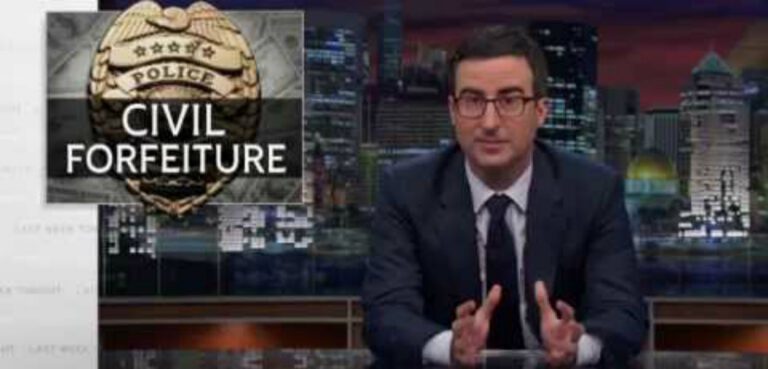 This Hilarious John Oliver Video Explains How Police Can Legally Seize Your Property
