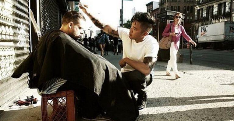 How All of These Homeless People Got Free Haircuts