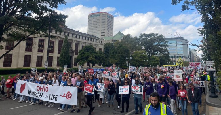 WATCH: Thousands March in Ohio Against Radical Abortion Ballot Measure