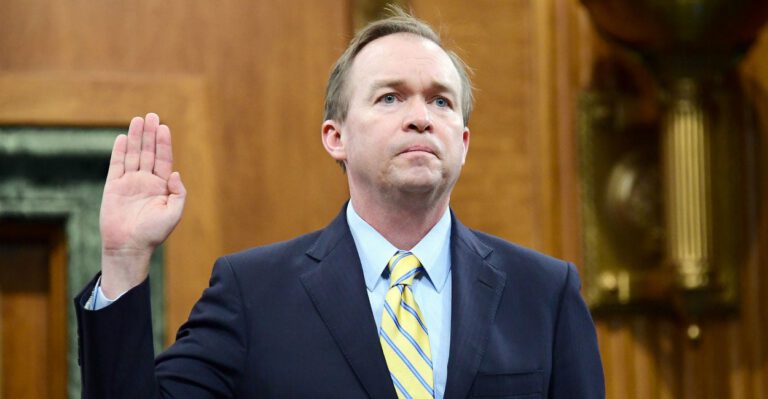 Senate Confirms Mick Mulvaney as OMB Director