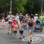 Montgomery County Parents Bring Babies, Elementary Schoolers to Kids' Pride Parade