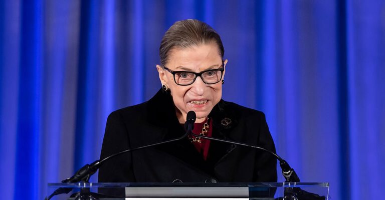 ‘I’d Like It to Start Over’: Ginsburg Says It’s Too Late for Equal Rights Amendment