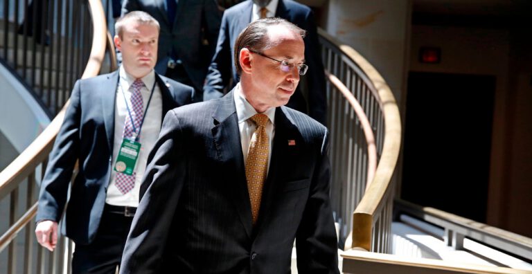 Rod Rosenstein to Ask House Intel Committee to Investigate Republican Staffers