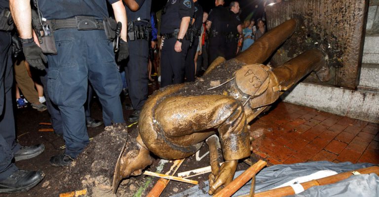 UNC Chapel Hill Suggests Moving Toppled Confederate Statue Inside Campus Building