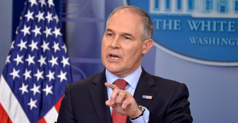 EPA Chief Scott Pruitt Moves to End Reliance on ‘Secret Science’