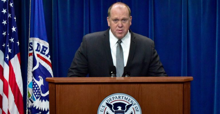 Trump’s Hard Line on Border ‘Takes Handcuffs Off’ Law Enforcement, Immigration Chief Says