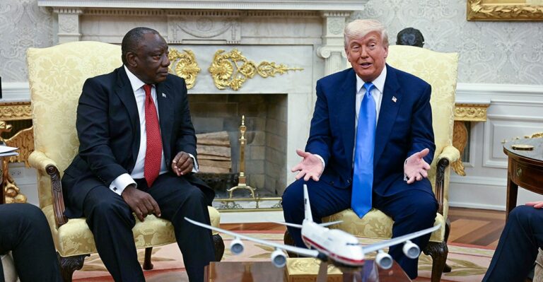 Trump Shows South African President Receipts of Genocide