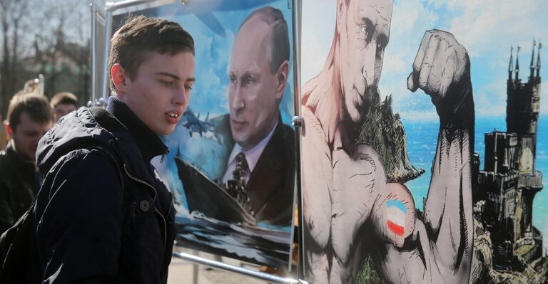 The Russia-Ukraine Conflict in Pictures, One Year After Crimea’s Annexation