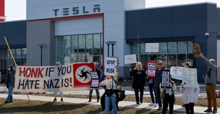 Trump ‘Determined to Restore Law and Order’ Amid Tesla Attacks
