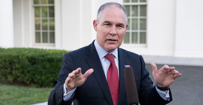 Pruitt Pledges Review of EPA Regulations