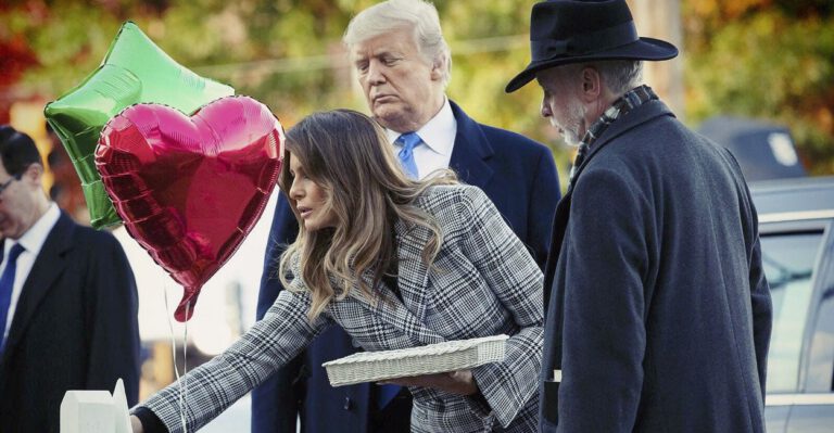 Tree of Life Rabbi Says He Was ‘Pleasantly Surprised’ by Trump’s ‘Warm and Personal Side’ During Pittsburgh Visit